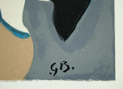 Georges BRAQUE - Quatre oiseaux, 1959 - Lithographie originale signée 2