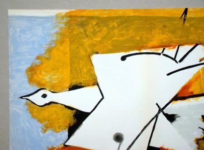 Georges BRAQUE (d’après) - L’oiseau jaune, 1959 - Lithographie signée 2