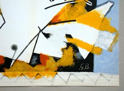 Georges BRAQUE (d’après) - L’oiseau jaune, 1959 - Lithographie signée 2