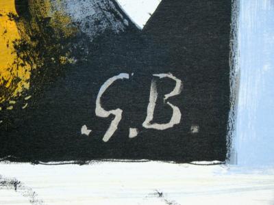 Georges BRAQUE (d’après) - L’oiseau jaune, 1959 - Lithographie signée 2