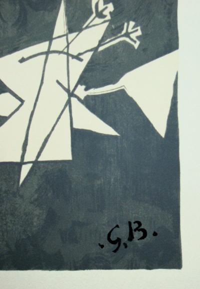 Georges BRAQUE (d'après) - Ciel gris II., 1959 - Lithographie signée 2
