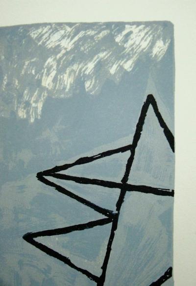 Georges BRAQUE (d’après) - Ciel gris I., 1959 - Lithographie signée 2