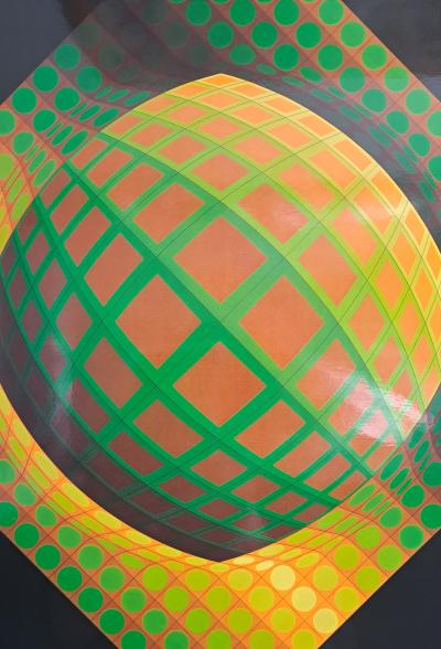 Victor VASARELY (d’après) - Vega-Zett-01, 1971 - Héliogravure 2