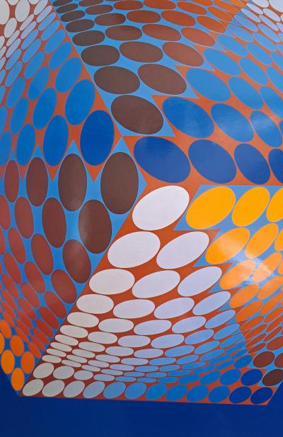 Victor VASARELY (after) - Tupa-3, 1972 - Heliogravure 2
