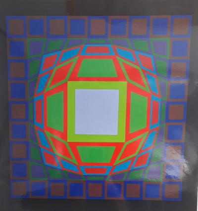 Victor Vasarely (after) - Gyemant, 1972 - Heliogravure 2