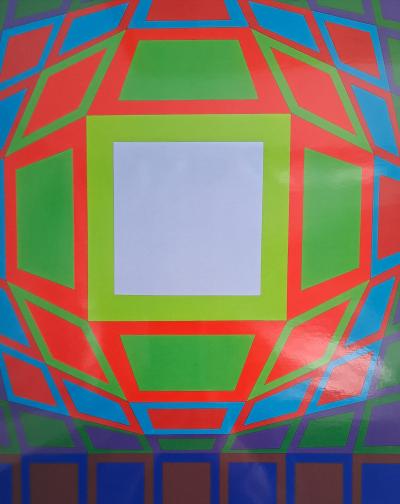 Victor Vasarely (after) - Gyemant, 1972 - Heliogravure 2