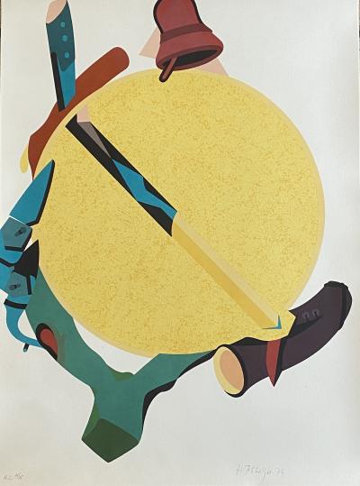 Hervé TELEMAQUE - Accroche soleil, 1979 - Lithographie 2