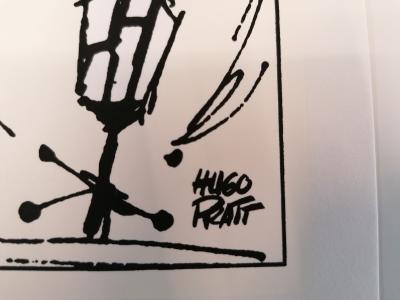 Hugo Pratt - Corto Maltese, la nuit - sérigraphie numéroté 2