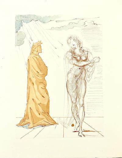Salvador Dali - Bois original gravé - 