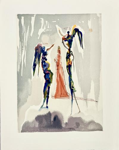 Salvador Dali - Bois gravé - Divine Comédie 