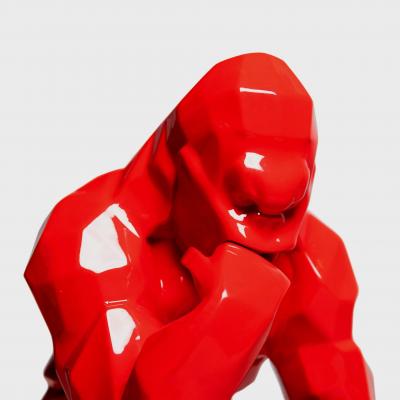 Richard ORLINSKI - Kong Penseur Rouge - Sculpture 2