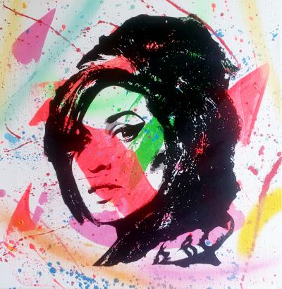 PyB - Amy Winehouse , 2024 - peinture pop street art 2