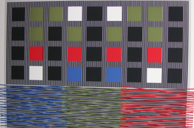 Jesus Rafael SOTO ’’JO BARCELONA’’ (1992)  Grande sérigraphie originale en couleurs  signée et justifiée en 250  exemplaires 2