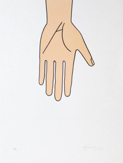 Joan Brossa (1919-1998) - Poema visual 26, 1989 - Litografía 2