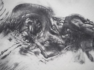 Zao WOU-KI : Composition abstraite dynamique, Affiche originale en sérigraphie 2