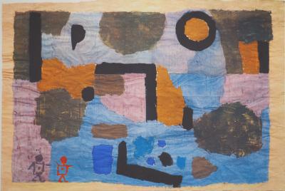 Paul KLEE : Couple au bord de mer, Héliogravure signée 2