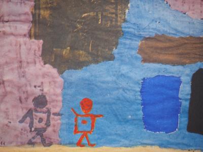 Paul KLEE : Couple au bord de mer, Héliogravure signée 2