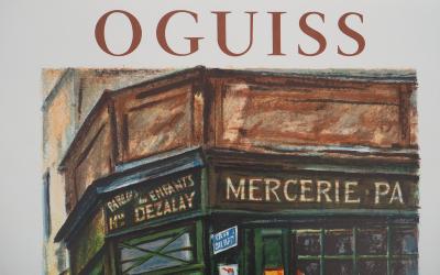 Takanori OGUISS : Commerce parisien, Affiche en lithographie originale signée 2