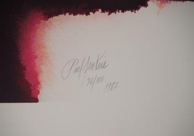 Paul JENKINS : Variations de couleurs, Lithographie originale signée 2