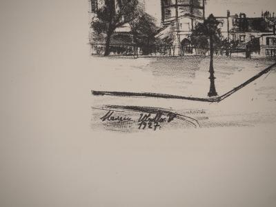 Maurice UTRILLO : Rue de l’Abreuvoir, Lithographie originale signée 2