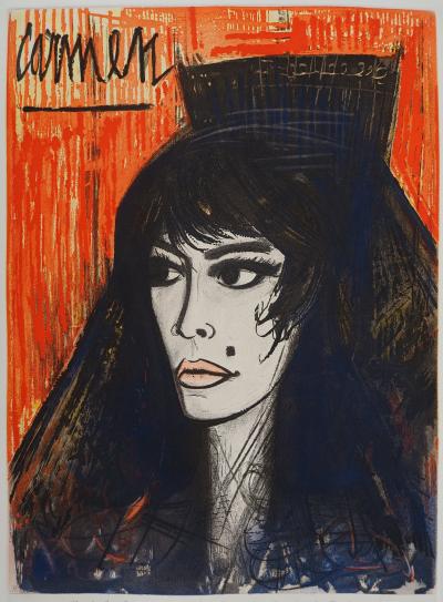 Bernard BUFFET : Carmen, Gravure signée 2
