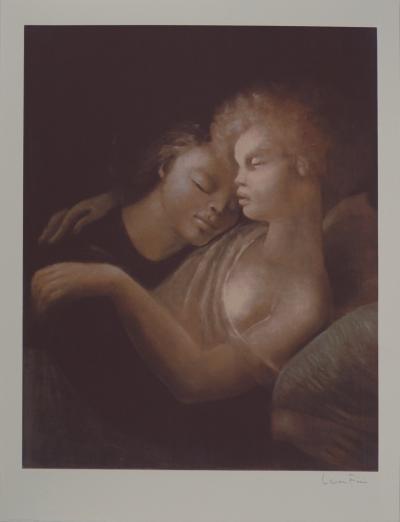 Léonor FINI : Les amoureux, Sérigraphie originale signée 2