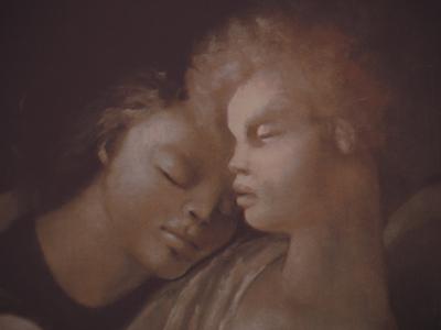 Léonor FINI : Les amoureux, Sérigraphie originale signée 2