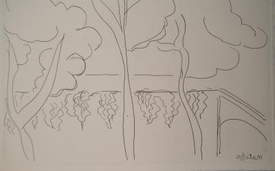 Henri MATISSE : Les tours de Notre Dame, Gravure originale signée 2