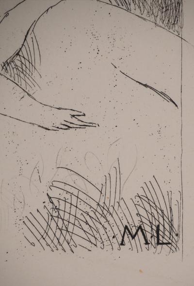 Marie LAURENCIN : Mariée aux branches d’olivier et perles, Gravure originale signée 2
