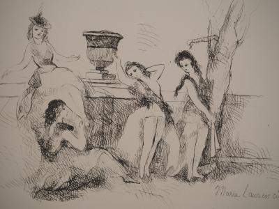 Marie LAURENCIN : L’été, Gravure originale signée 2