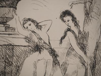 Marie LAURENCIN : L’été, Gravure originale signée 2