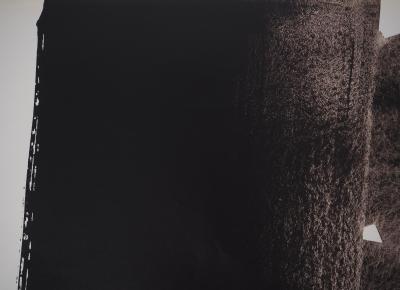 Pierre SOULAGES : Bronzes et peintures FIAC 77, Affiche originale d’époque 2