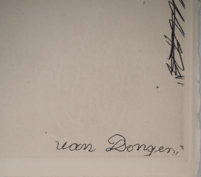 Kees VAN DONGEN : Place Vendôme, Gravure originale signée 2