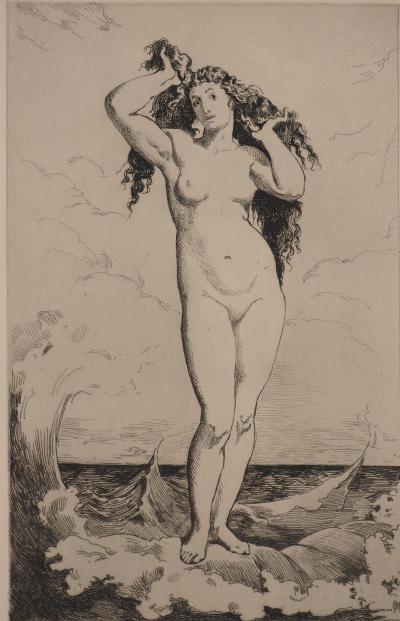 Félix-Henri GIACOMOTTI : Vénus, Gravure originale 2