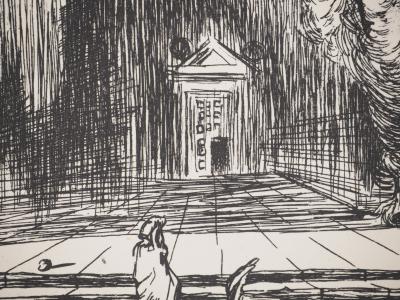 Salvador DALI : Tour pour Gala, Gravure signée 2