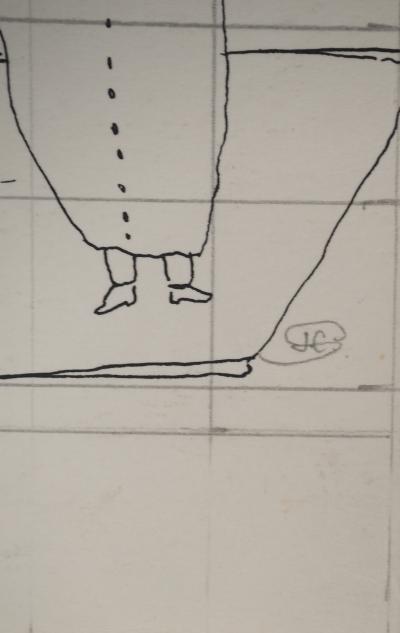 Jean-Claude SILBERMANN : Enseignes sournoises, Antigone à la Salle Pleyel, Dessin original signé 2