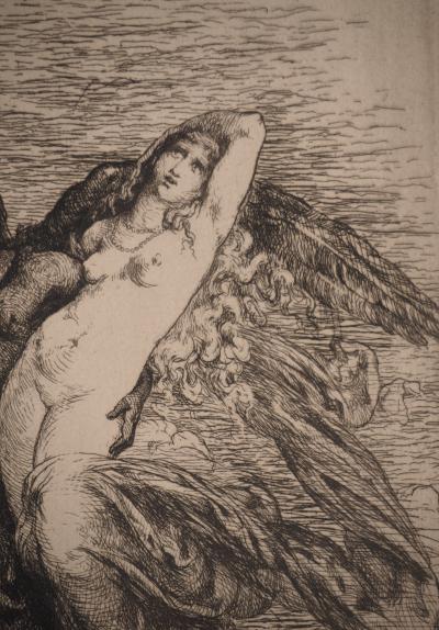 Joseph-Victor RANVIER : Dernier Mirage, Gravure originale 2