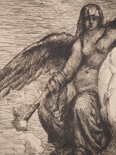Joseph-Victor RANVIER : Dernier Mirage, Gravure originale 2