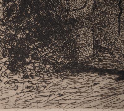 Gustave Adolphe JUNDT : Les incroyables, Gravure originale signée 2