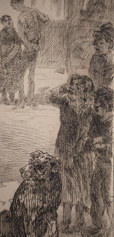 Félix REGAMEY : Le Roman Comique, Gravure originale signée 2