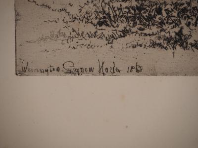 Francis SEYMOUR-HADEN : La Rookery, Gravure originale signée 2