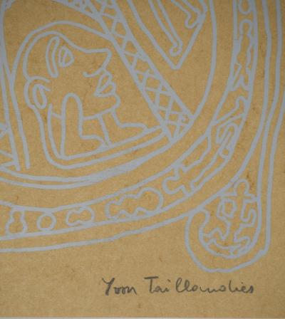 Yvon TAILLANDIER : Paris, La Tour Eiffel, Sérigraphie originale signée 2