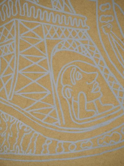 Yvon TAILLANDIER : Paris, La Tour Eiffel, Sérigraphie originale signée 2