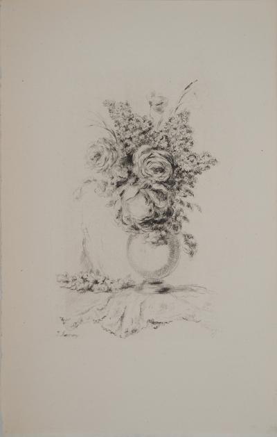 Jean SERRIERE : La table des mariés, Gravure originale signée 2