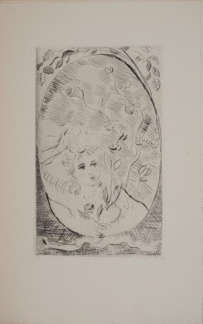 Constantin TERECHKOVITCH : L’envol des fleurs, Gravure originale 2
