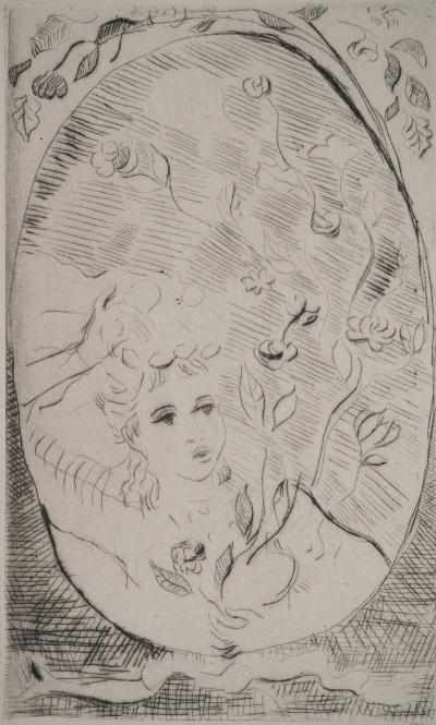 Constantin TERECHKOVITCH : L’envol des fleurs, Gravure originale 2