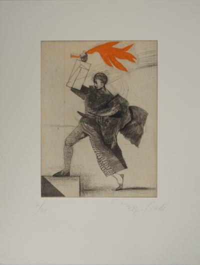 Miguel CONDÉ : La flamme espagnole, Gravure originale 2