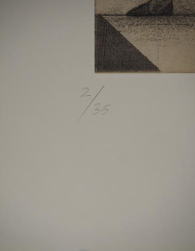 Miguel CONDÉ : La flamme espagnole, Gravure originale 2