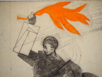 Miguel CONDÉ : La flamme espagnole, Gravure originale 2
