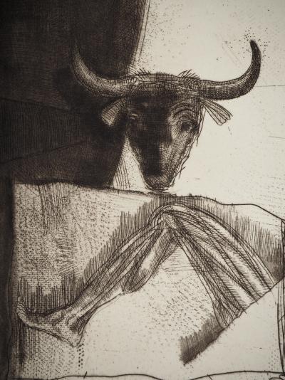 Miguel CONDÉ : Terre des mythes, Gravure originale 2